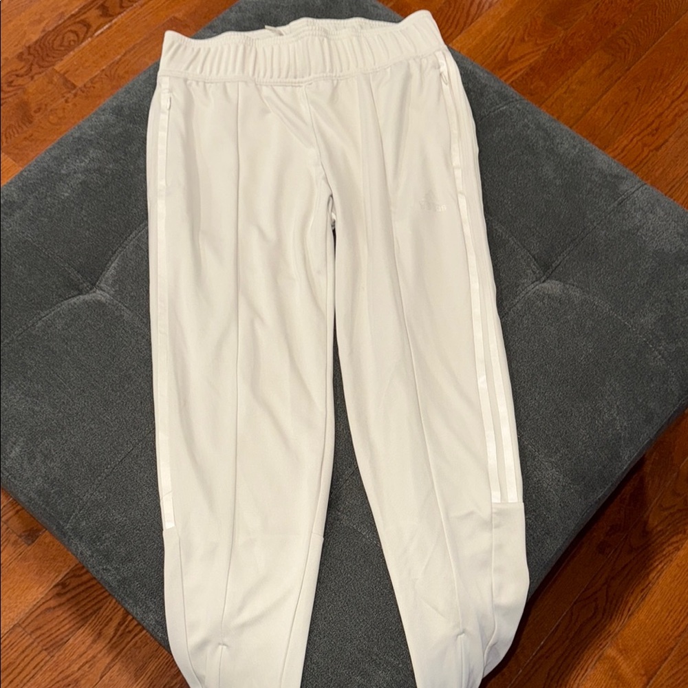 Adidas White Track Pants